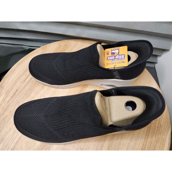 Skechers Slip-Ins Hands Free Women’s Size 11 Black Memory Foam Sneakers - Picture 7 of 11